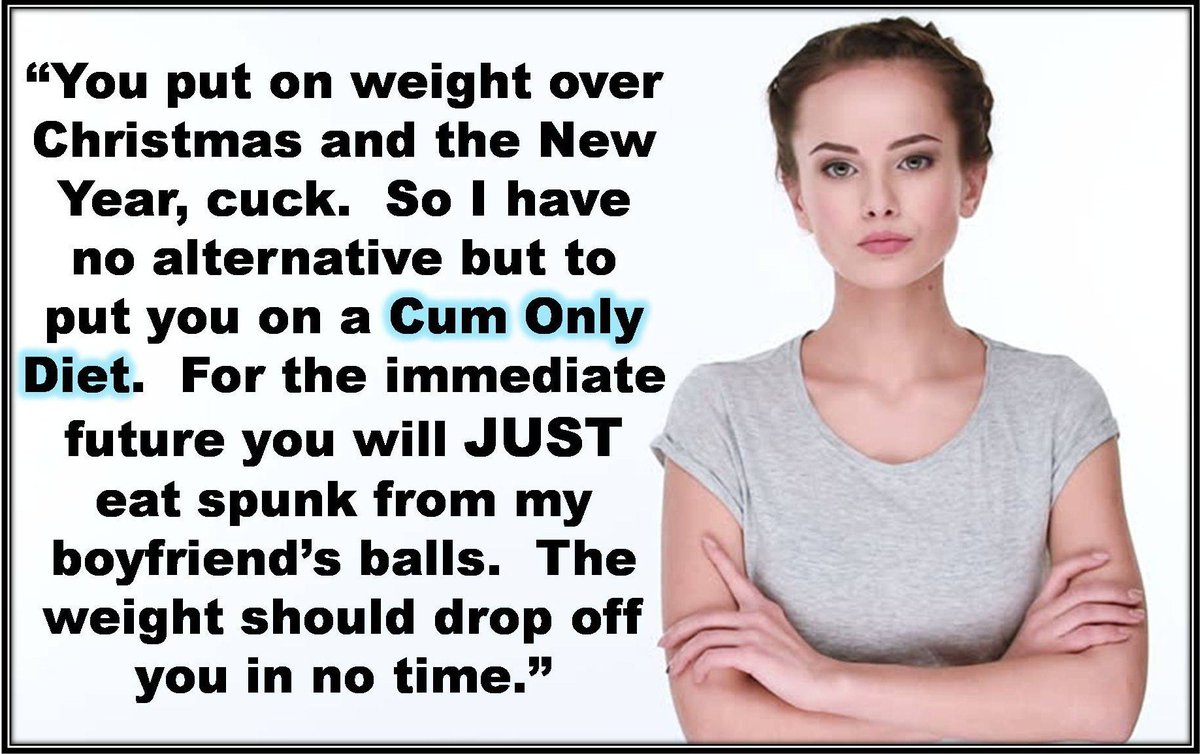 A chubby cuck is put on a cum only diet...