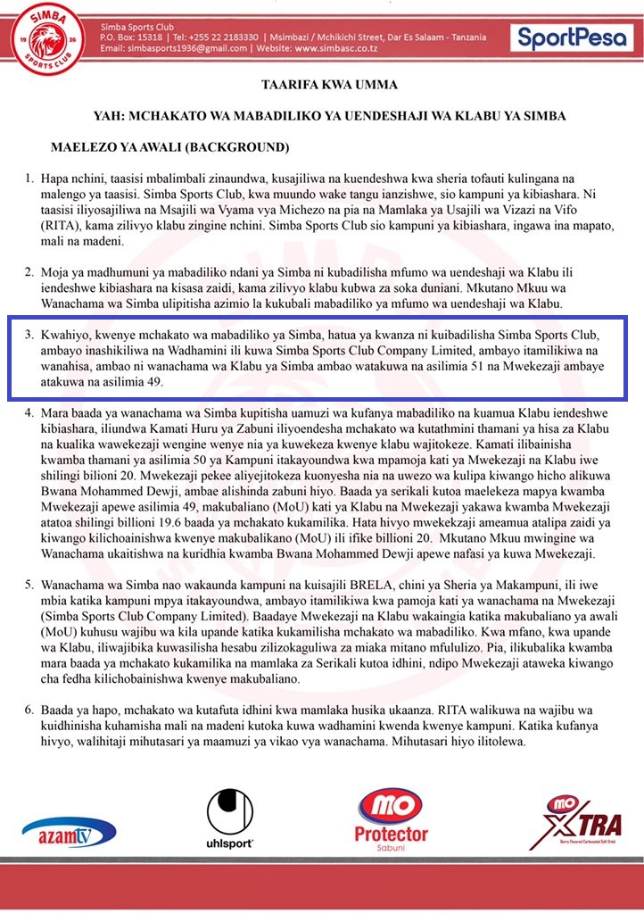 Whilst the two biggest clubs in the country had good ideas about reform, they stalled. Yet neighbouring clubs like Simba years later are now on the same journey. Whilst we are pontificating about change and whining about Club Treasurers
