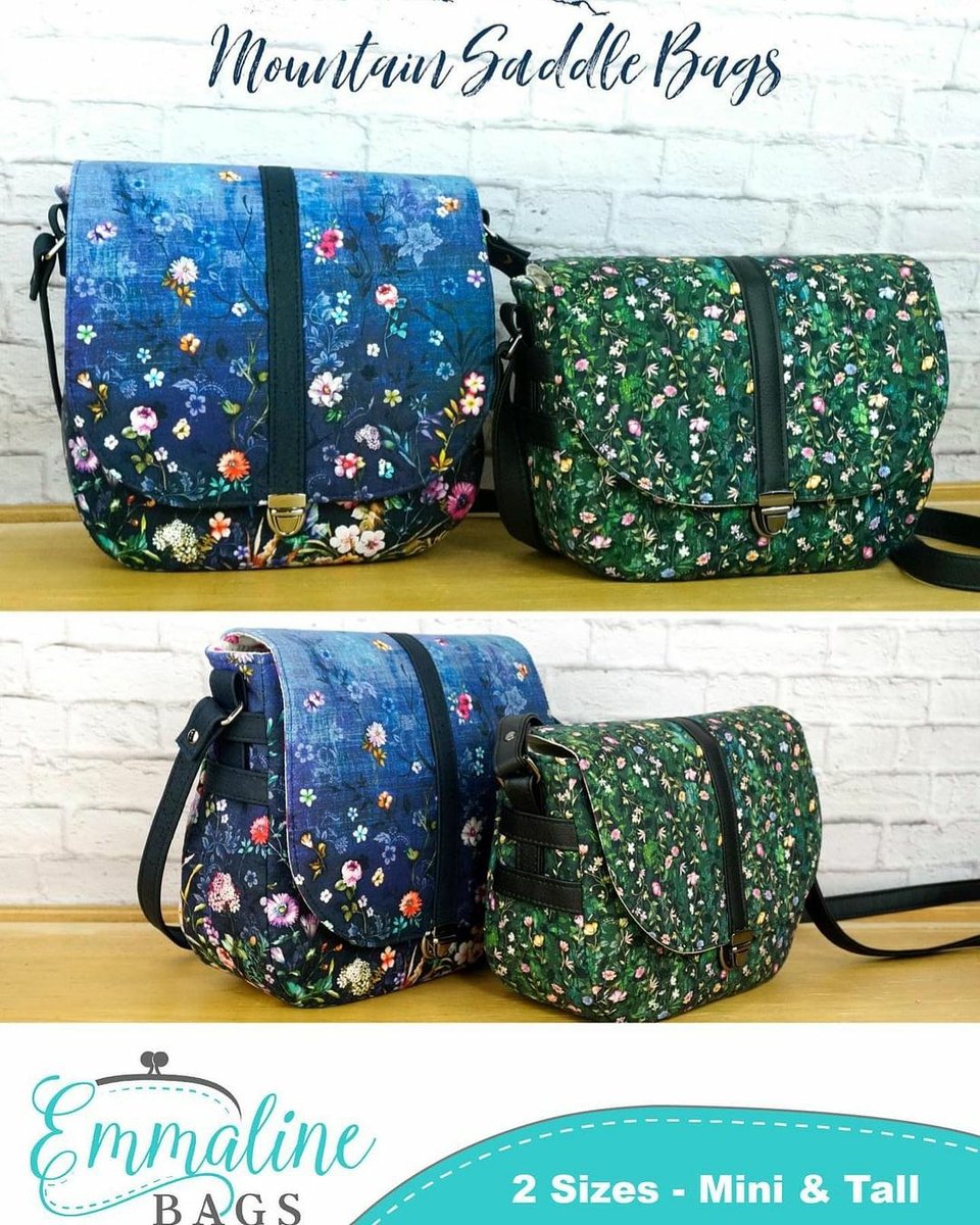 It's here! It's here! The Mountain Saddle Bag by <a href="/EmmalineBags/">Janelle MacKay</a> is now available to Bag of the Month Club members! Find out more at bagomc.com