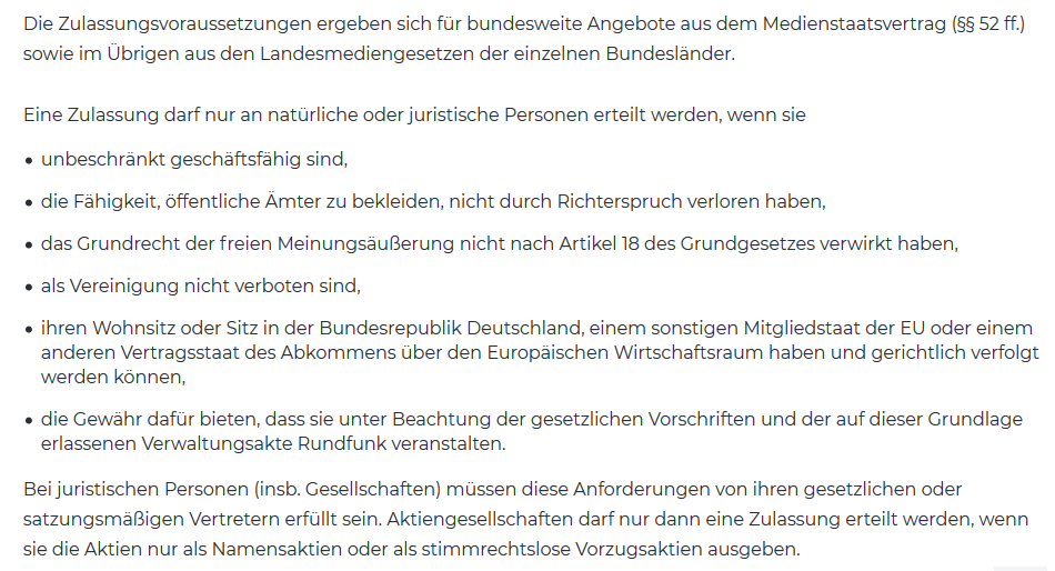 datawrangler2's tweet photo. @alexcio_ @hatzel666 @Astraketee @TwitchDE einfach mal ne mail versenden
&
Prüfung bei #ZAK beantragen.
#StefanBauer alias #StuporMedia
ist in der offiziellen Datenbank nicht auffindbar.
Somit dürfte auch KEINE SENDELIZENS bestehen.
Folglich wären seine, über den Kanal & Partnerkanälen hochgeladenen #VideoStreams #illegal https://t.co/wbZrd61OSH