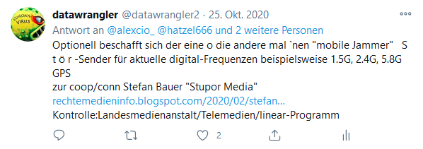 datawrangler2's tweet photo. @alexcio_ @hatzel666 @Astraketee @TwitchDE einfach mal ne mail versenden
&
Prüfung bei #ZAK beantragen.
#StefanBauer alias #StuporMedia
ist in der offiziellen Datenbank nicht auffindbar.
Somit dürfte auch KEINE SENDELIZENS bestehen.
Folglich wären seine, über den Kanal & Partnerkanälen hochgeladenen #VideoStreams #illegal https://t.co/wbZrd61OSH
