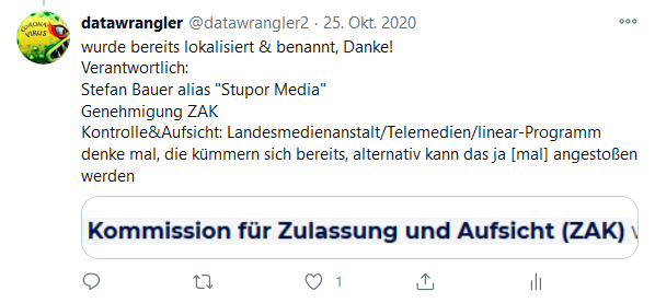 datawrangler2's tweet photo. @alexcio_ @hatzel666 @Astraketee @TwitchDE einfach mal ne mail versenden
&
Prüfung bei #ZAK beantragen.
#StefanBauer alias #StuporMedia
ist in der offiziellen Datenbank nicht auffindbar.
Somit dürfte auch KEINE SENDELIZENS bestehen.
Folglich wären seine, über den Kanal & Partnerkanälen hochgeladenen #VideoStreams #illegal https://t.co/wbZrd61OSH