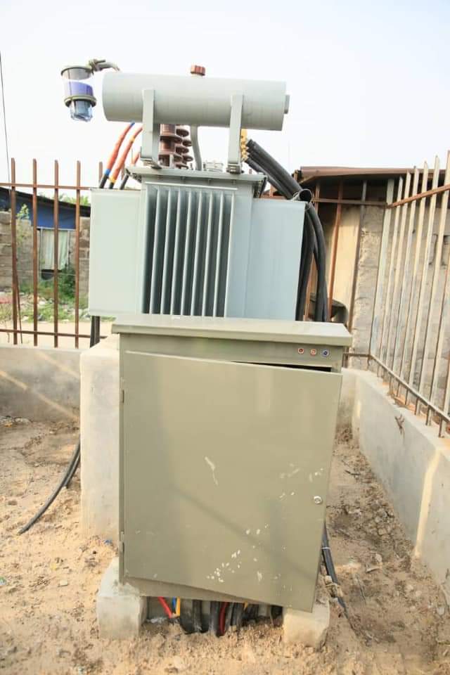 PROJECTS INTERVENTION: OKPARE-OLOMUInstallation of 500KVA Transformer in Okpare-Olomu Community in Ughelli South Local Government Area of Delta State.