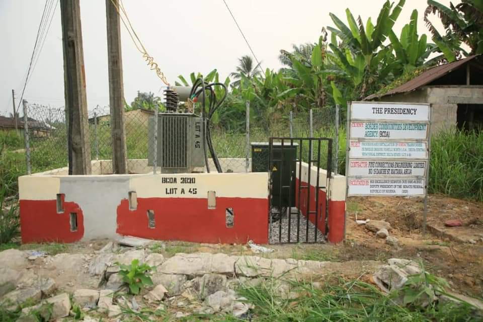 PROJECTS INTERVENTION: IMODJE-OROGUN (2)Installation of 500KVA Transformer in Imodje-Orogun in Ughelli North Local Government Area of Delta State.