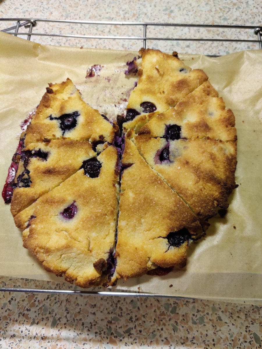 drgandalf52's tweet photo. Homemade Keto blueberry scones.
Tad dry on its own but very tasty.
#halalketo https://t.co/KFFTF5MVzg