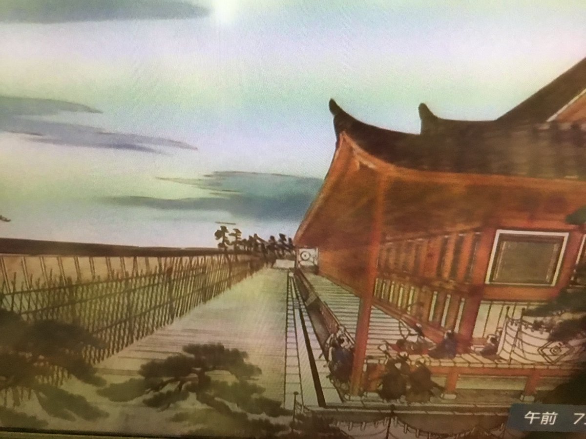 Toshimi Yoshida お正月ドラマ ライジング若冲 天才かく覚醒せり で 若き円山応挙が 遠近法画で 眼鏡絵 を描き ピープショー のぞきからくり の兄弟のような覗き箱 直視式 覗き眼鏡 で若冲らに見せて面白がらせている この気持ちワカル