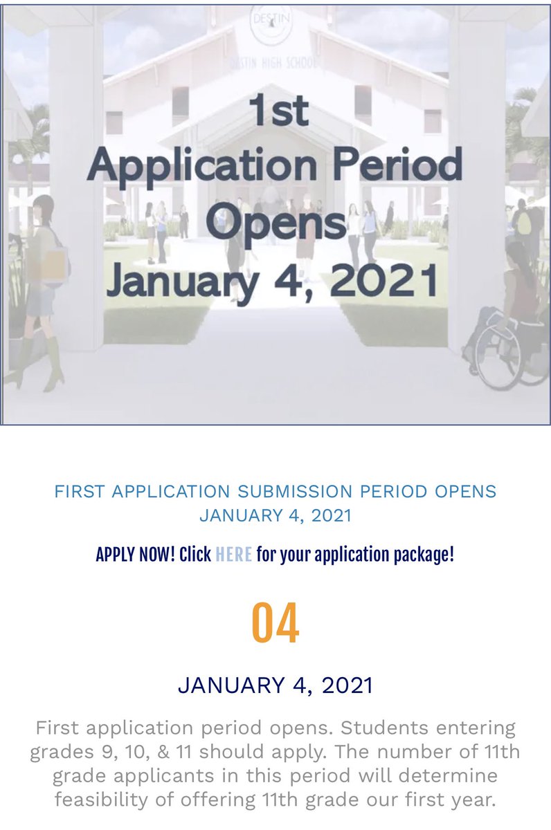 destinhighschool.org/admissions
