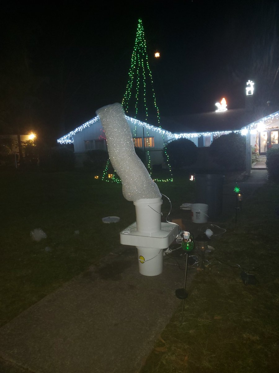 Having a "blast" making hydrogen (HHO) filled floating soap bubbles for the holidays!  The hydrogen generator that I built makes 3 liters per minute of light weight HHO gas. I hope to shape the soap bubbles into large floating snow flakes!!