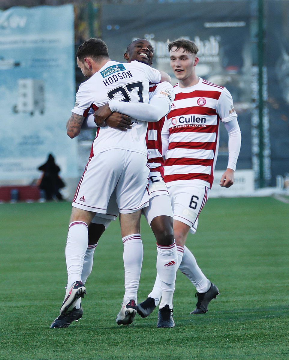 It’s <a href="/leehods2/">Lee Hodson</a> first Accies goal, to make it 1-0 and set us up for today’s great #lanarkshirederby  3-0 w in 🤩 🎯 pics courtesy Eddie Cocozza