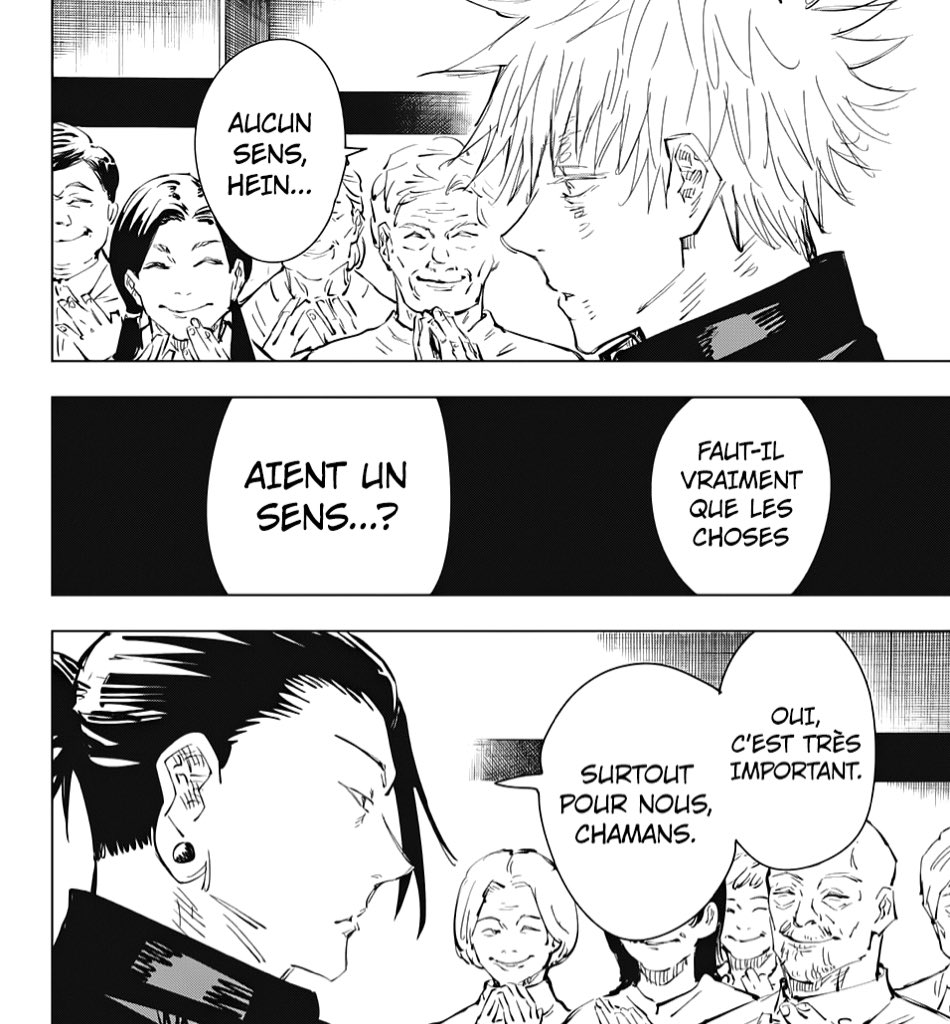 Sa défaite et la prise de conscience de sa véritable force ont causé un état de vide profond sur Gojo Il était même prêt à tuer juste comme ça sans aucune raison particulière parce qu’il n’y a rien qui est important pour lui en dehors de son statut d’être ultime