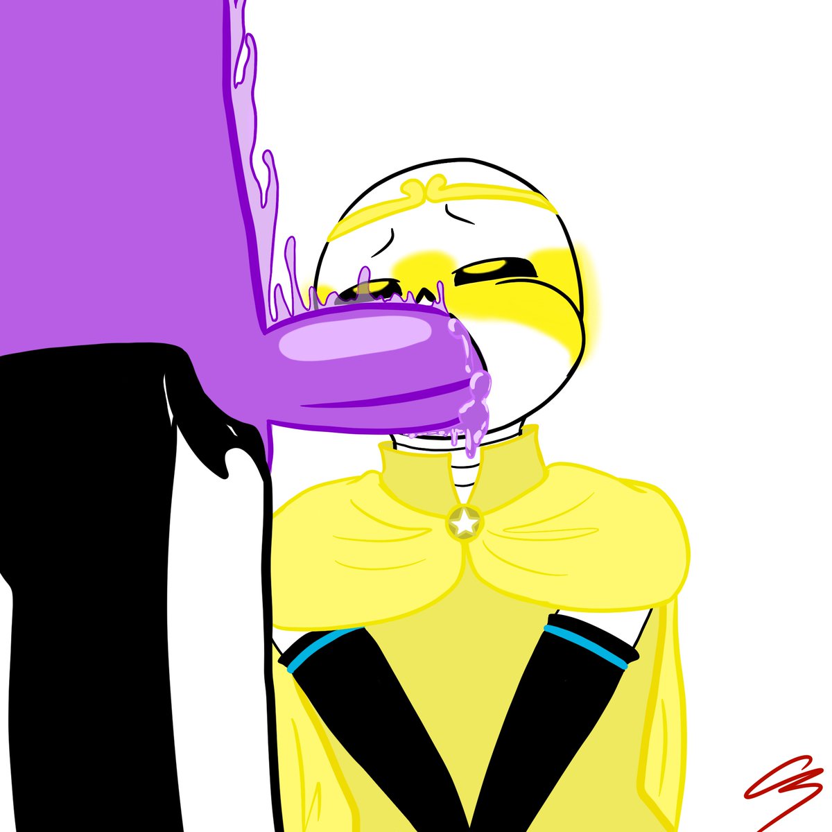 NSFWCryptidBone's tweet photo. Did a quick lil #lv20cream cuz why not I donโt do this ship often #lv20cross #dreamsans #nsfwfanart #undertail #nsfwcream #nsfwlv20cream #dreamtalesans #crosssans #lv20crosssans #nsfwpractice https://t.co/HrMhJECEDF