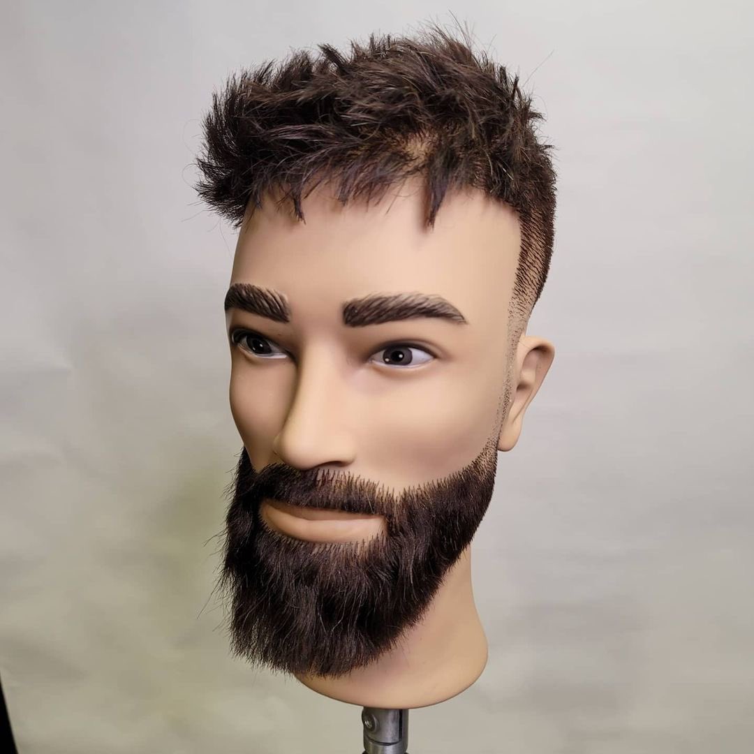PivotPointIntl's tweet photo. We love seeing the work of future professionals on our mannequins! 💈✂️🧔🏻 #BarberStudent #PivotPointBarbering #LearnForward (📸: hairlabdetroitbarberschool) https://t.co/iOdK2giu3u