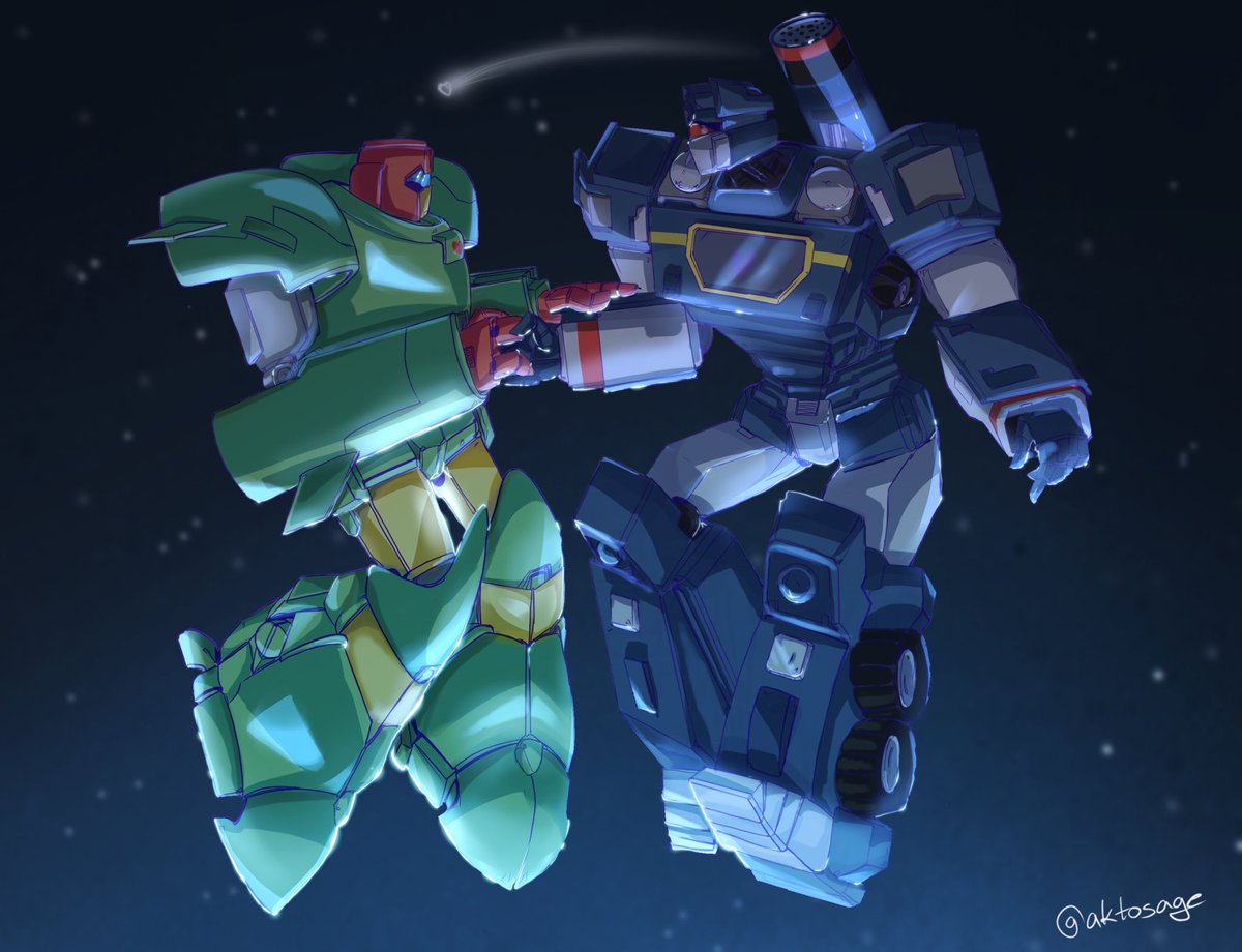 aktosage's tweet photo. Happy new year @hello_shepard !! Here’s your #secretsolenoid Sorry for making you wait but I hope you like this!! First time drawing Soundwave and Cosmos aka the space boyfriends <3 @SecretSolenoid 

tags ✨ #maccadams #coswave #transformers #transformers https://t.co/RX6Dw2wLE9