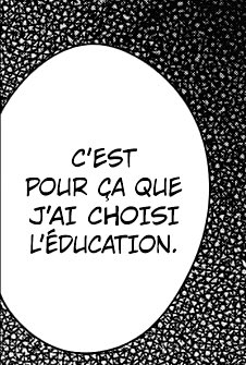 Pour reconstruire ce monde il faut des gens qui prennent le relais et qui pourront diriger le monde parfait qu’il recherche c’est pour ça qu’il a choisi l’éducation pour former des véritables exorcistes qui pourront l’aider à réaliser ce qu’il est incapable de réaliser