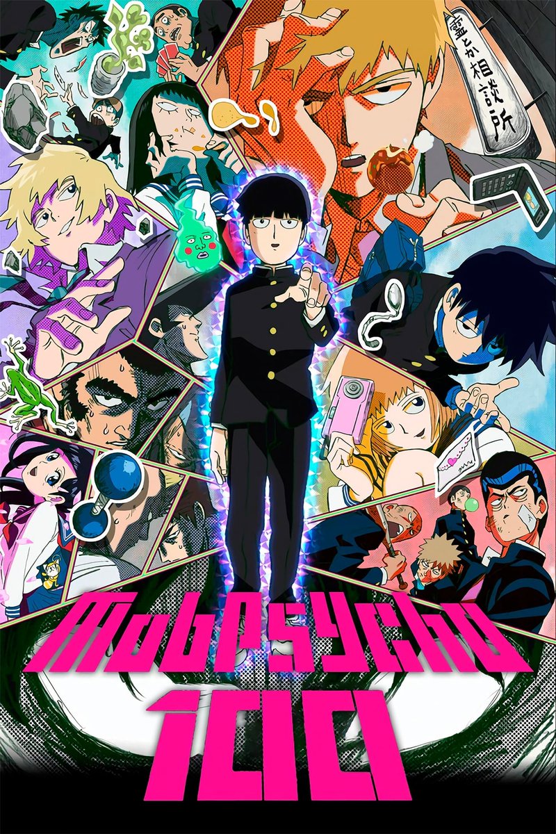 4. Mob Psycho 10010/10This series does the best job of the "hard work over talent" theme that i can think, despite being an all powerful esper, Mob goes out and tries to improve himself in a physical sense and just to become a better person, no matter what he has to do. p1