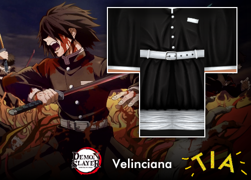 a on X: #Roblox #RobloxClothing Demon Slayer Corps uniform from the Demon  Slayer (anime) is now available on our Roblox group! (Designed by  Velinciana) +  -    / X