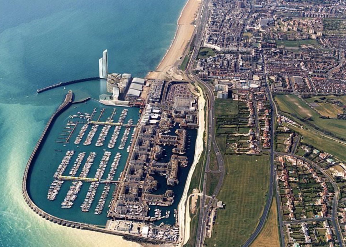 Brighton...fish and chips to collect here........