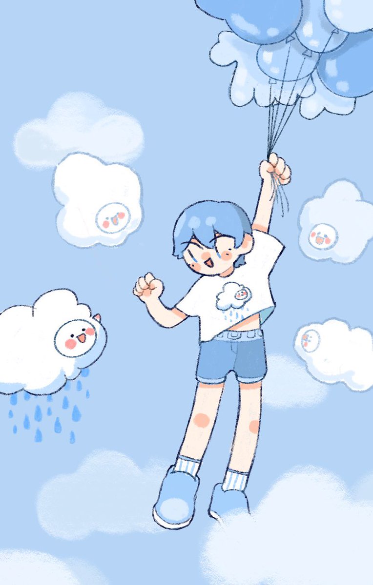 Been a while but I drew my persona ☁️?
Wanted to try out drawing on a iPad o)-< 