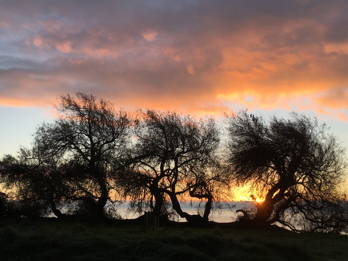 aftjae's tweet photo. Beautiful sunrise this morning. #SpreyPoint #Teignmouth #Devon https://t.co/V0KTD6rVy0