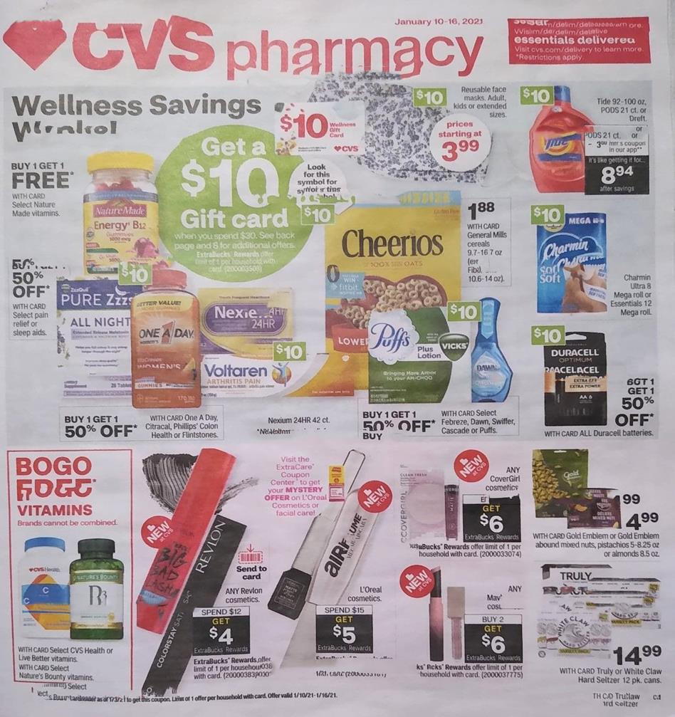 Weekly Ads on Twitter "CVS Weekly Ad Jan 10 16, 2021 https//t.co