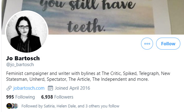 "This game is harmful to women"This one is a journalist.