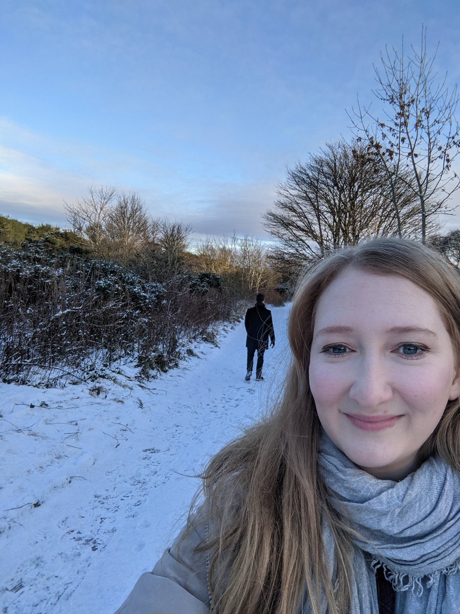 Went for a nice winter walk, only to slip on ice and smack my head. Got a little concussion but nothing too serious 😬 Be careful out there folks!!! 

Sledgers have made some walking paths like ice rinks haha.
