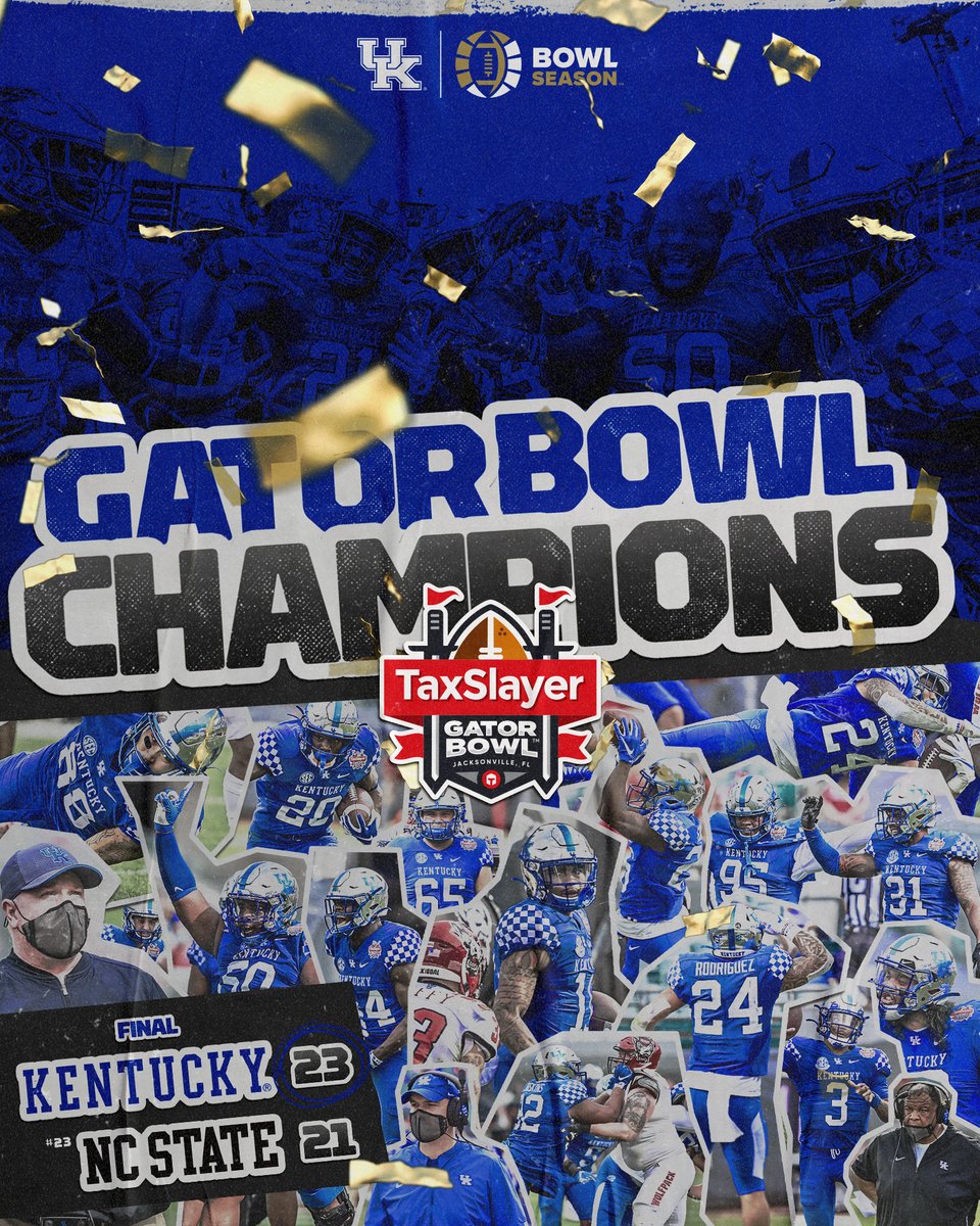 🏆🏆🏆 TaxSlayer Gator Bowl Champions 😼🏈

🎊🎉🪅🎳