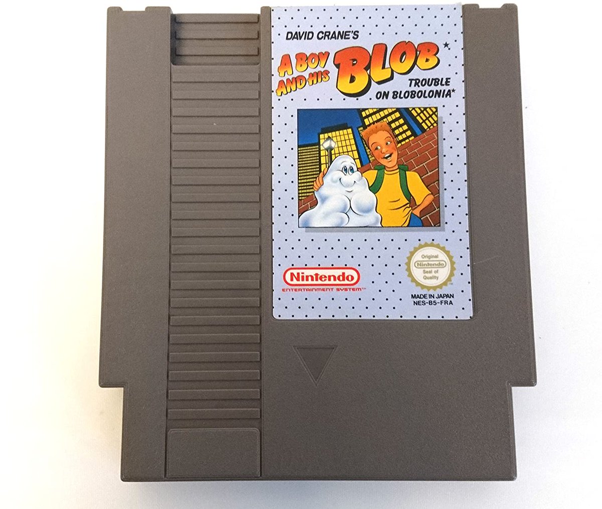 AllThingsG4ming's tweet image. A Boy And His Blob: Trouble On Blobolonia (1989) 

This game was released on the NES in 1989 in North America but wouldn&apos;t come to Europe until 1991

#aboyandhisblob #Nintendo #NES #Platform #Puzzle #Retro #RetroGaming