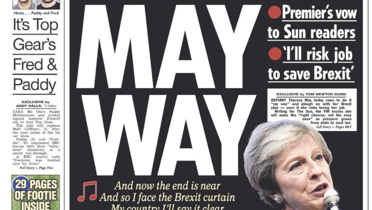 22/10/2018 - Theresa May is under fire from all sides Her own party, the opposition, the DUP, the devolved governments, the EU & the media. Even hardened commentators are starting to feel sorry for herThe problem is her deal. If only she’d stuck to Lancaster House/143