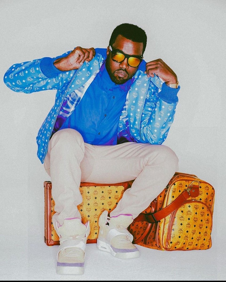 Ye in TI$A x MCM for an unreleased Complex cover shoot, 2008, styled by Taz Arnold ✨