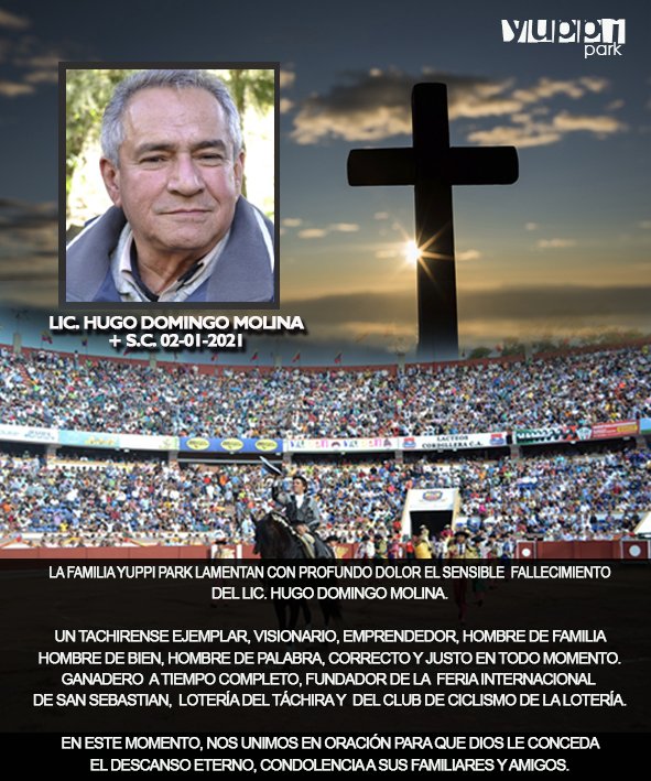 yuppipark's tweet photo. Qepd Lic. #HugoDomingoMolina en San Cristóbal 02 de Ennero de 2021 https://t.co/snGf2JsEeS