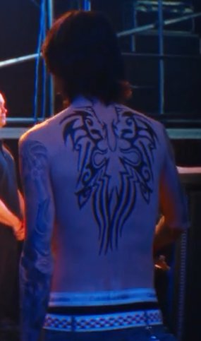 the back and arm tattoos look so fucking GOOD