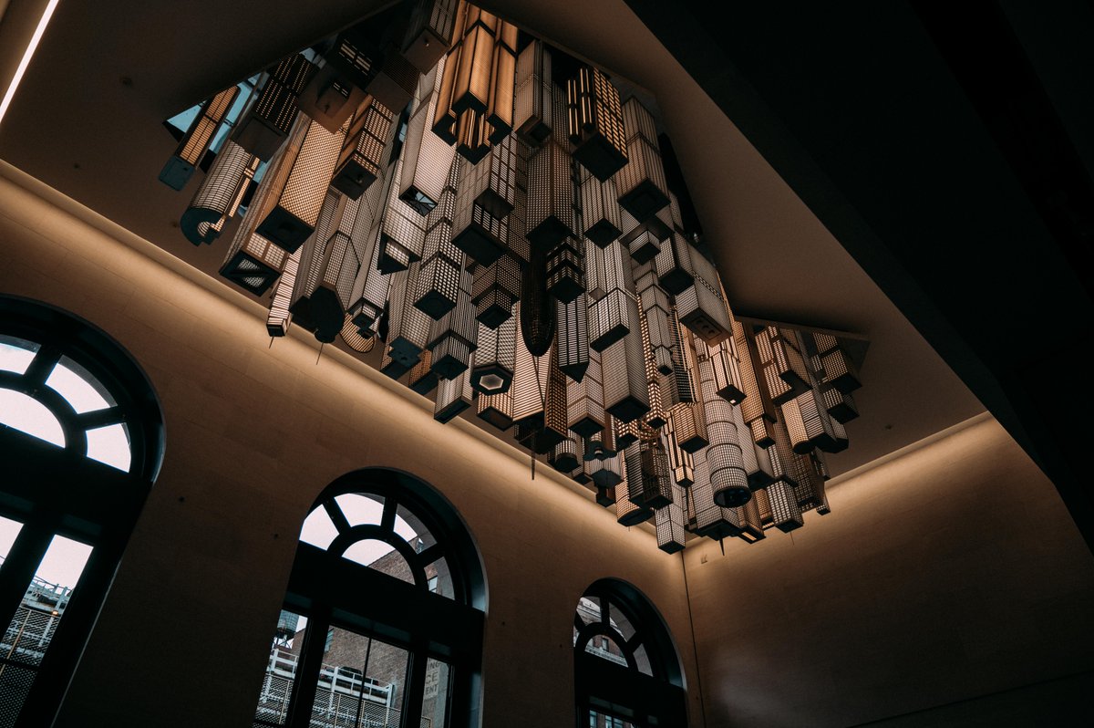 …I’m also a big fan of the artwork, which, unlike the new 2nd Avenue Stations, manages 2 feel both unique and also woven into the broader identify of the place….Like the skylights, the artwork is positioned on the ceiling, giving passengers and visitors a reason to look up….