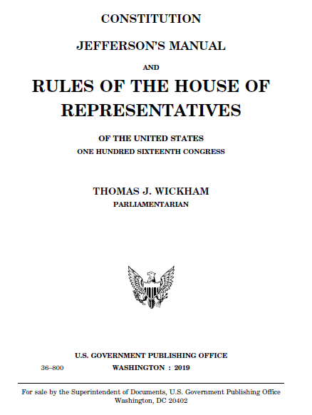 When the House & Senate create (literal) new rules, they typically do so by directly amending their respective official Rules & publishing them in their respective rule books. 2/