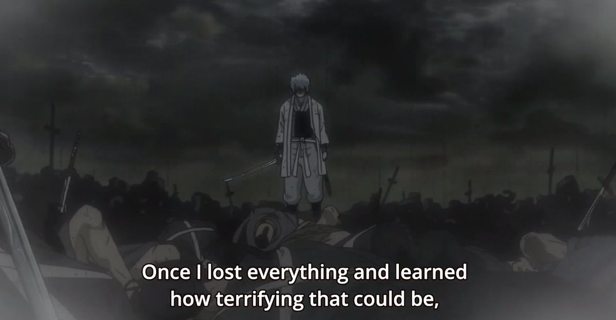 Shinpachi, Kagura, Sadaharu, and the other cast members are very important to the story. As Gintoki did not want anybody to follow him because he's afraid of the mindset of not protecting anyone he cares for, these characters grow with Gintoki, making him stronger and resilient.