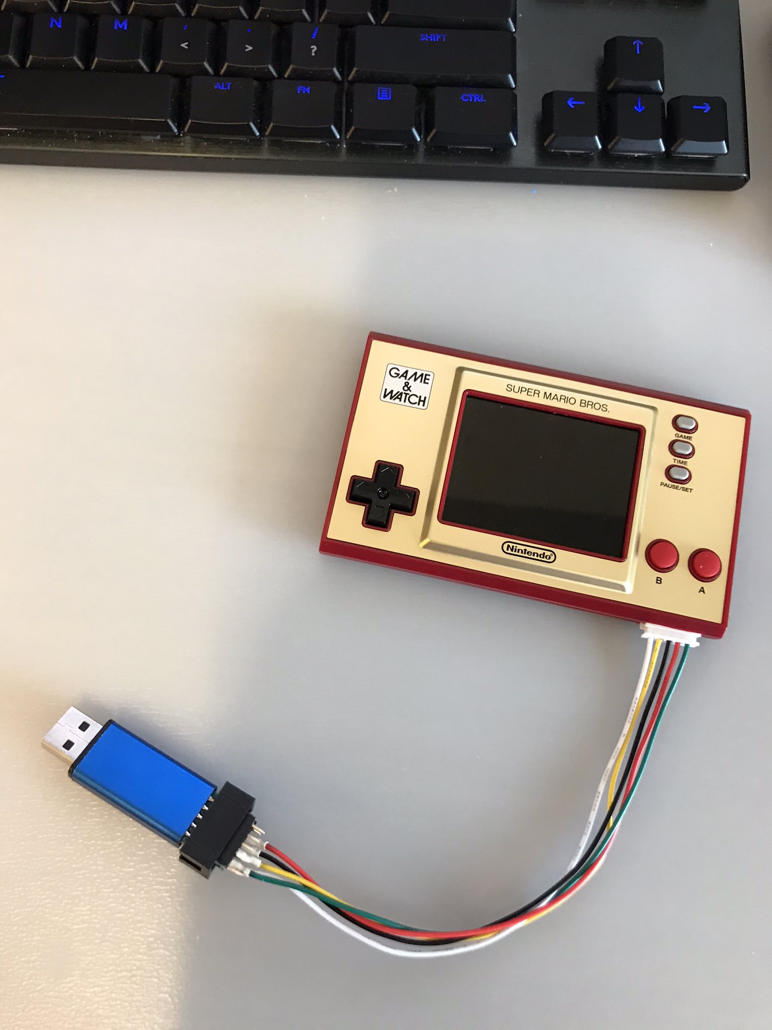 Fuckin Rubber Deer Added A Debugging Port And Upgraded Flash Rom To My Nintendo Game And Watch Let S Get A Proper Games Library On This Beast T Co Rwtkkgkmid Twitter