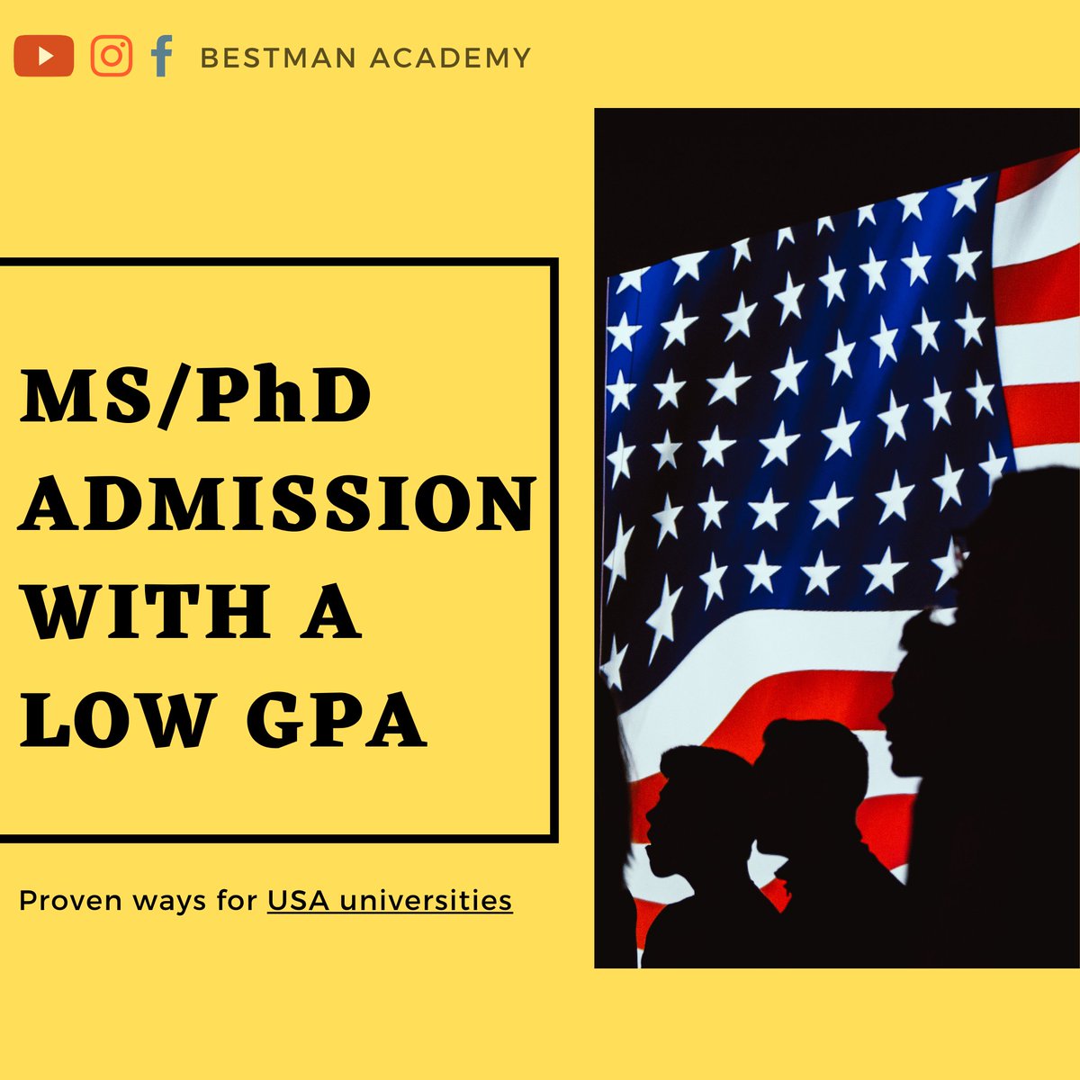 THREAD!Master's / PhD in the USA with a Low GPA (some relevance for other countries as well). Proven Strategies from current students and grads.Focus on the images 