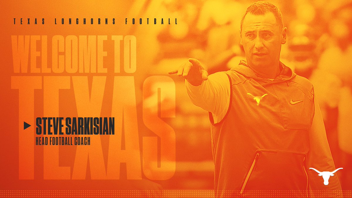 Welcome to Texas, <a href="/CoachSark/">Steve Sarkisian</a>! 🤘