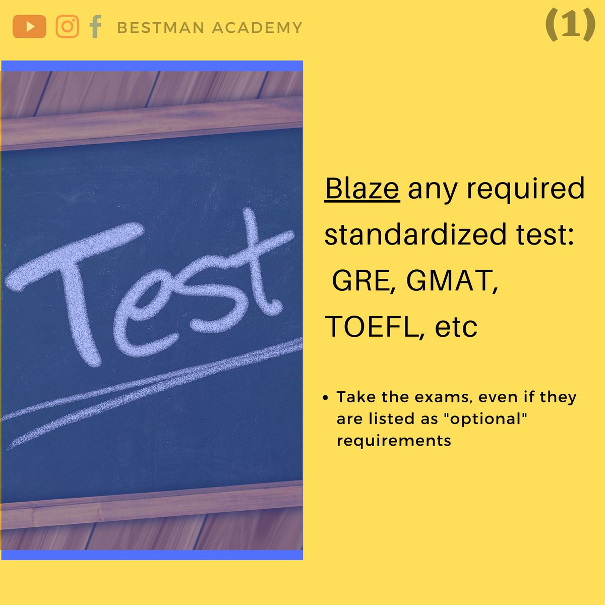 BLAZE the standardized tests 