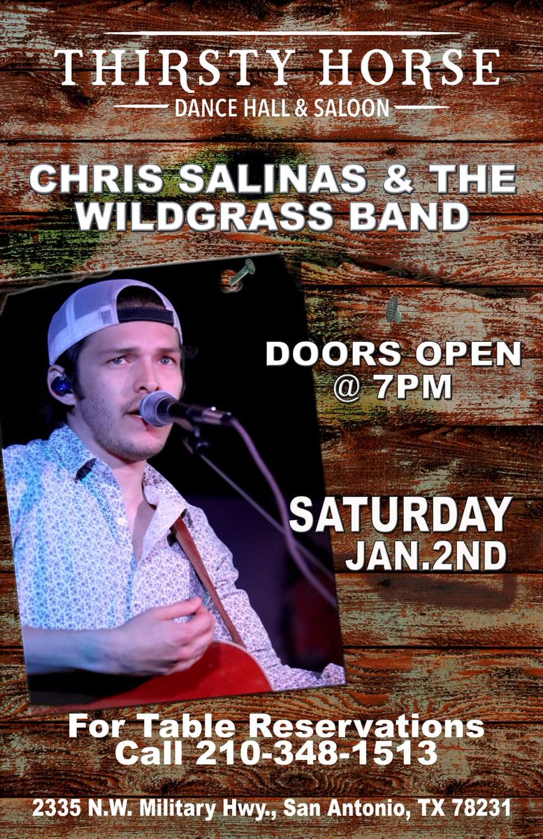 He hasn't played at Thirsty Horse all year. Don't miss it!
