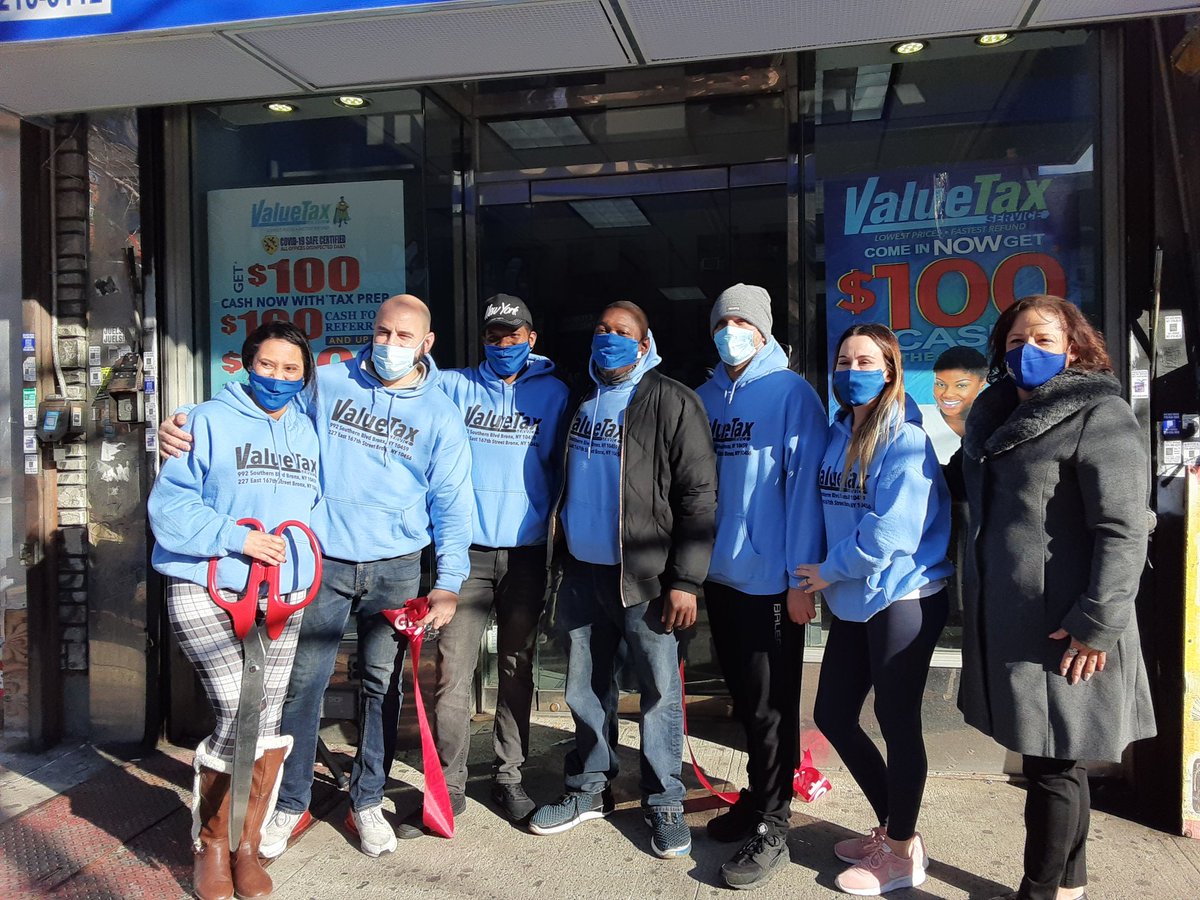 Loved the ribbon cutting for Value Tax on Southern Blvd.