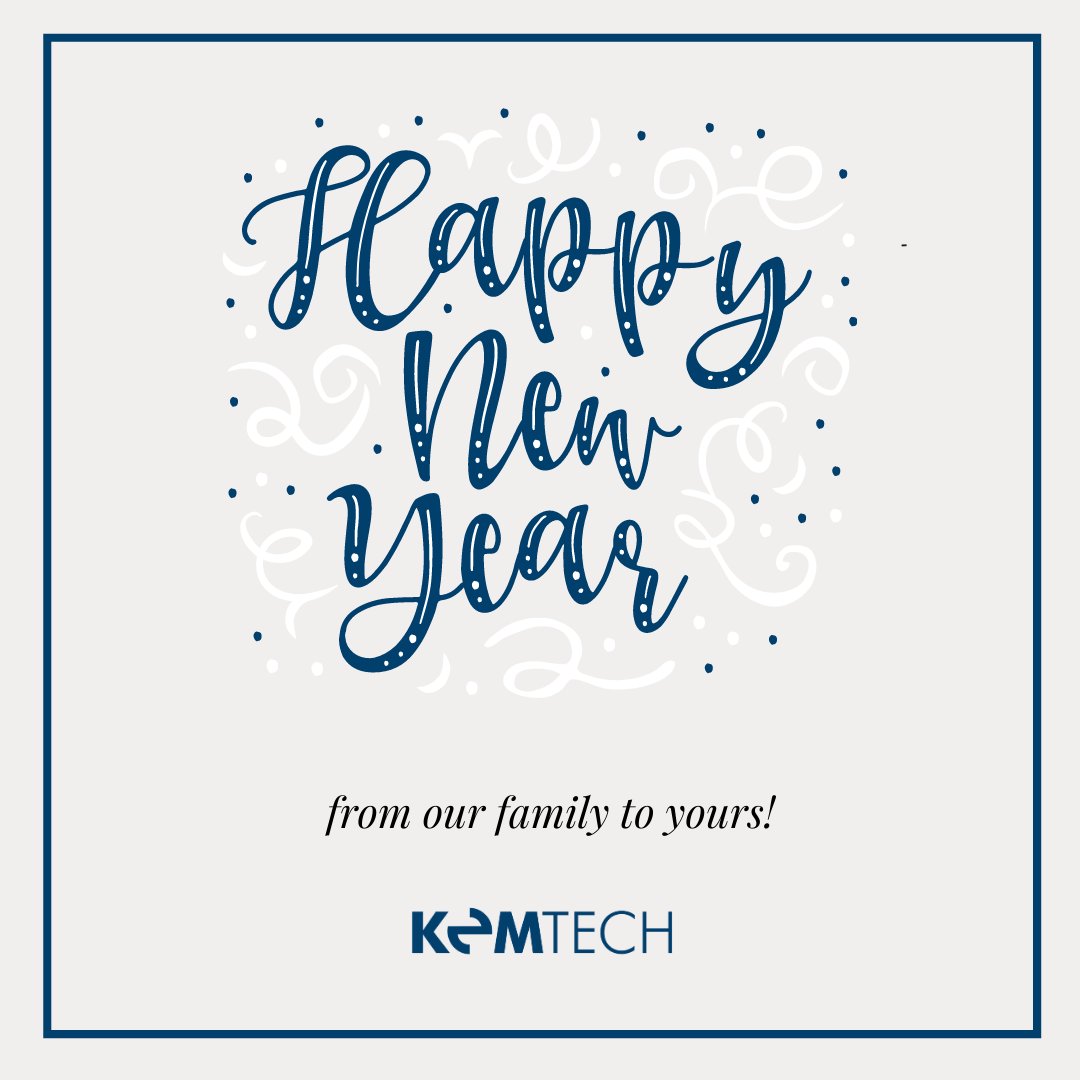 KemTechnology's tweet image. Happy New Year from KemTech! We hope you are enjoying time with loved ones and are also planning and setting goals for 2021. 

#KemTechNewYear #2021 #NewYear2021