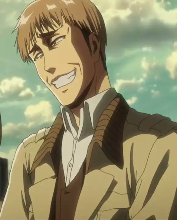 And then there's Jean, despite not being there, he's one of the first characters who realized that Eren has been lying to M and A in chapter 112. He's also one of the few people other than M & A to realize Eren's depression & wanted to snap him out of it by picking up a fight