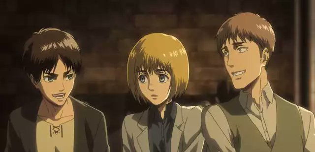 And then there's Jean, despite not being there, he's one of the first characters who realized that Eren has been lying to M and A in chapter 112. He's also one of the few people other than M & A to realize Eren's depression & wanted to snap him out of it by picking up a fight