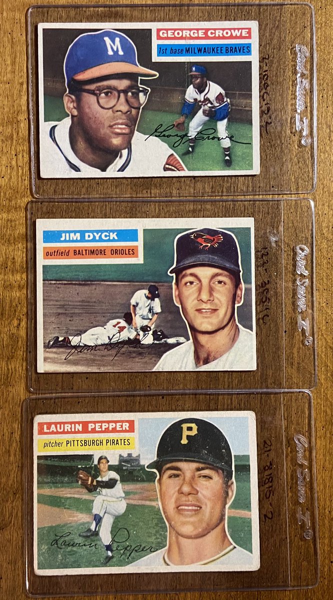 ScribSports's tweet photo. #MailDay: Thanks so much to @ShaneKatz73 for helping out with both my #89Topps and #1956Topps set builds! Pushed me over the 100 card milestone for ‘56s. Great trade partner and a great way to start 2021. Happy New Year, Shane! https://t.co/btWxSC2u4u