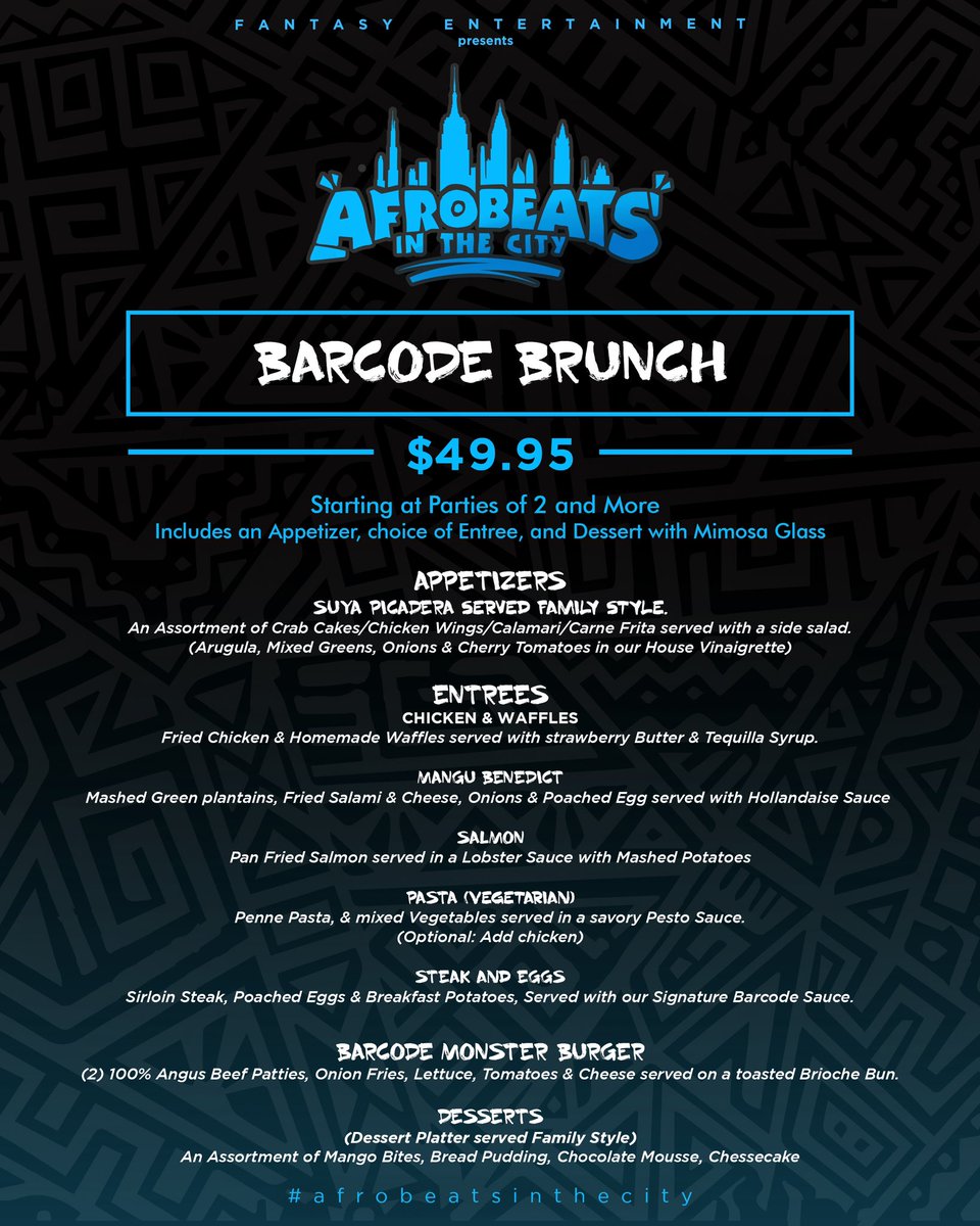 AfrobeatsInTC's tweet photo. DEUCES ✌️ GOODBYE 2020 ✌️
THE OFFICIAL NEW YEARS CELEBRATION BRUNCH DAY PARTY 🎉 Sunday {1/3} 
⏰*2PM - 10PM* !!!
EARLY ARRIVAL HIGHLY RECOMMENDED 

https://t.co/wWPNCILY9K https://t.co/AoHQDRjoDA