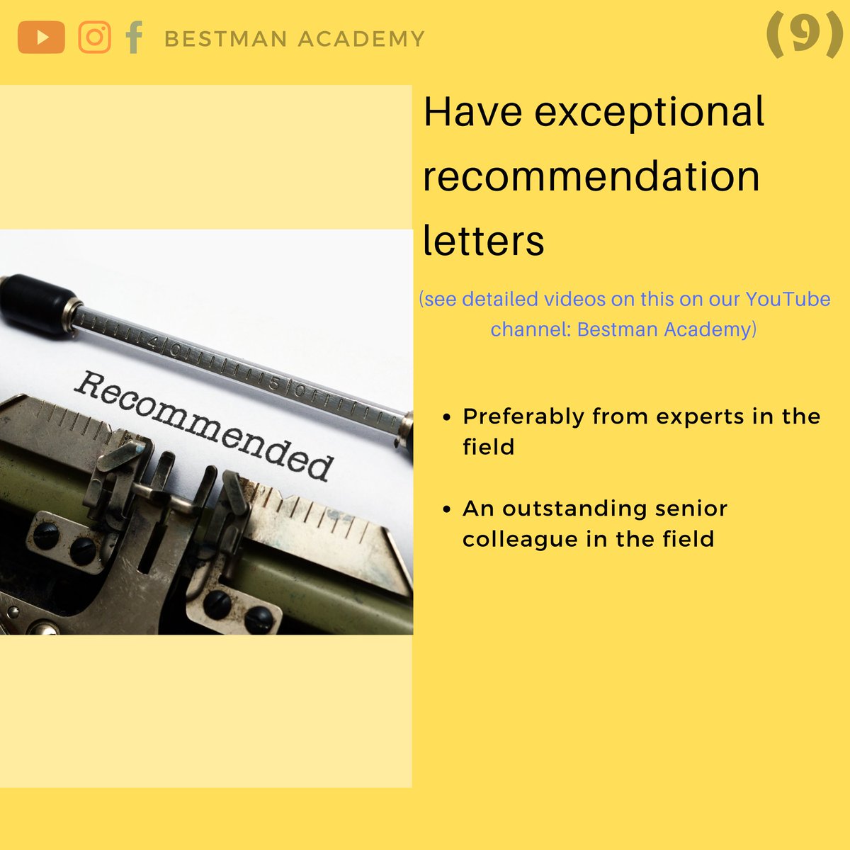 Recommendation letters are golden!  You may draft one for your referees like this: 