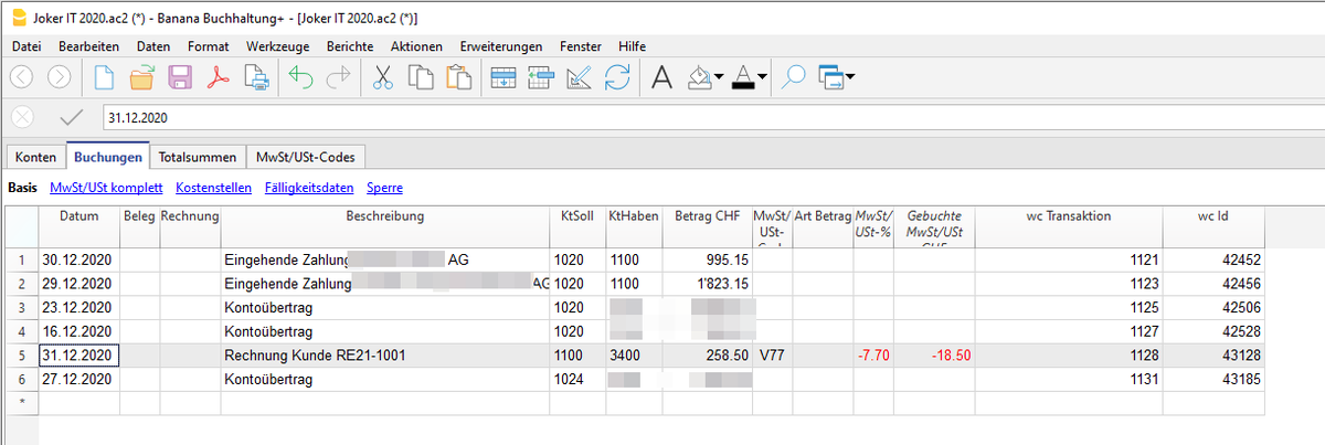 banana accounting software