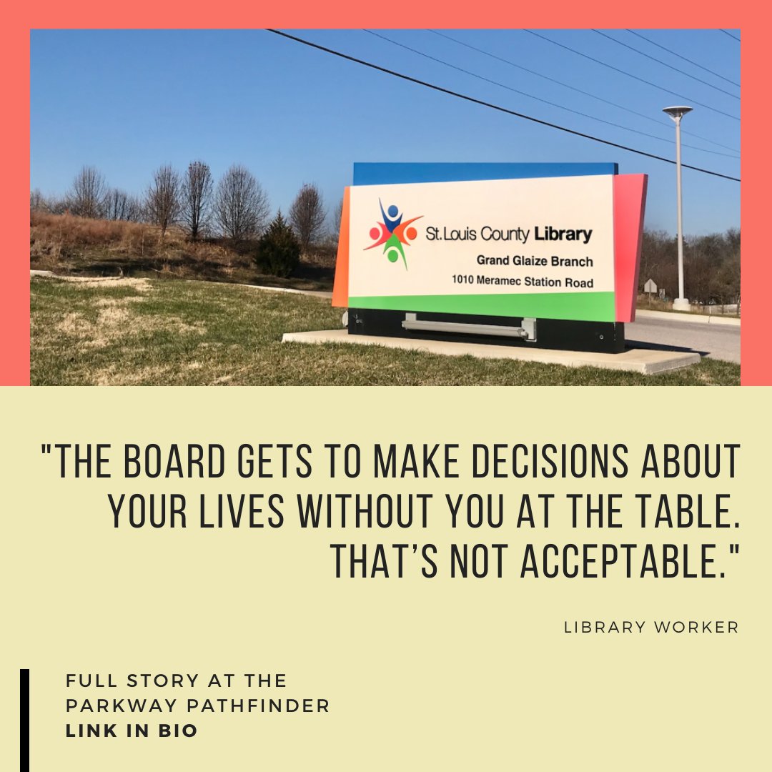 Lib4AllSTL's tweet image. How does policing in libraries impact high school students and how can they get involved? We had the privilege to sit down with a high school journalist from Parkway West to discuss just that! pwestpathfinder.com/2020/12/18/i-b…
#NoCopsNoCOVID
#LibrariesForAllSTL