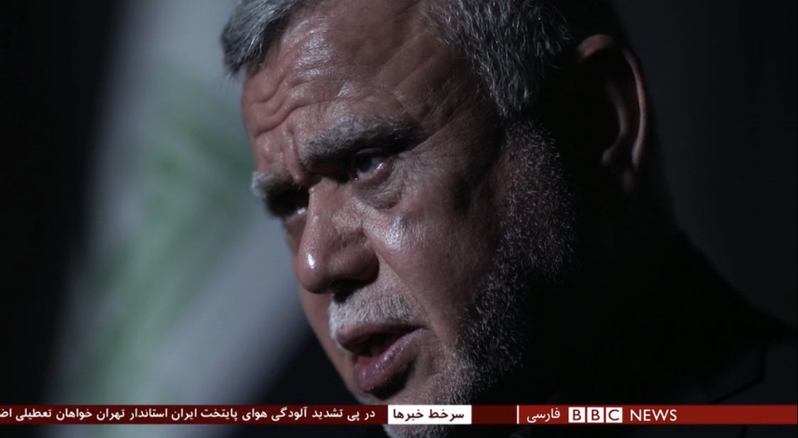 “Soleimani didn’t believe that the US would kill him in Iraq, he thought Americans would try to kill him inside Iran. So he was taking security measures inside Iran but not in Iraq” Hadi Al Ameri the head of the Badr Organization says in an exclusive interview with BBC Persian 1